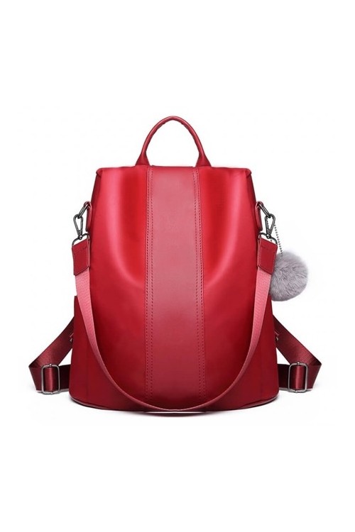 Czerwony Torebko Plecak Damski 2w1 Juvia -