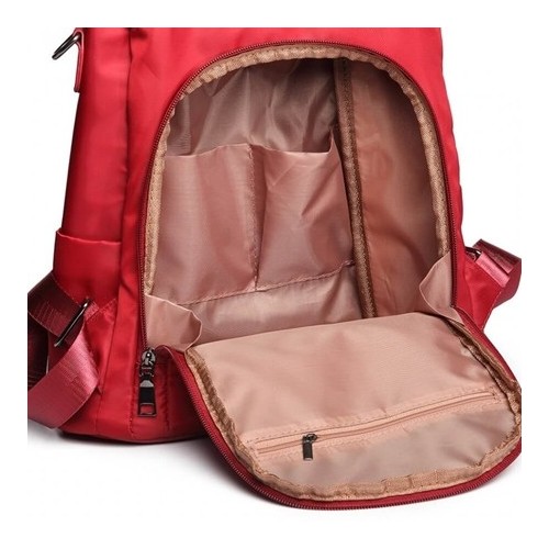 Czerwony Torebko Plecak Damski 2w1 Juvia - 