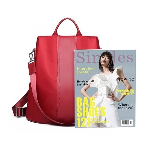 Czerwony Torebko Plecak Damski 2w1 Juvia - 