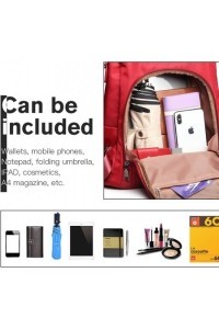 Czerwony Torebko Plecak Damski 2w1 Juvia - 