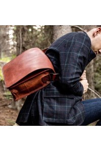 Torba skórzana vintage brąz Outlander BH73 - 
