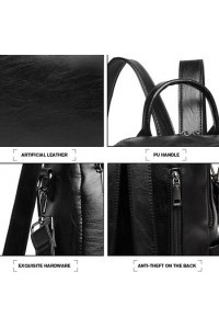 Elegancki Plecak i Torebka Damska 2w1 Bizu - 