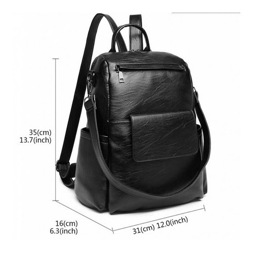 Elegancki Plecak i Torebka Damska 2w1 Bizu - 
