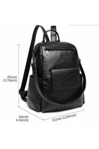 Elegancki Plecak i Torebka Damska 2w1 Bizu - 