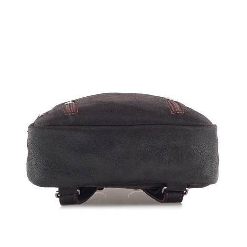 Brązowy Plecak Damski Zamszowy Vintage BV10 - 