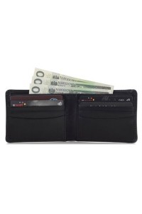 Mini Portfel Męski na Karty Czarny BW38 - 