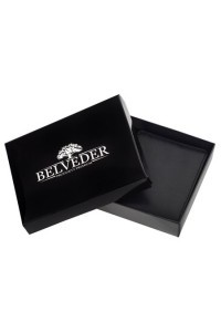 Mini Portfel Męski na Karty Czarny BW38 - 