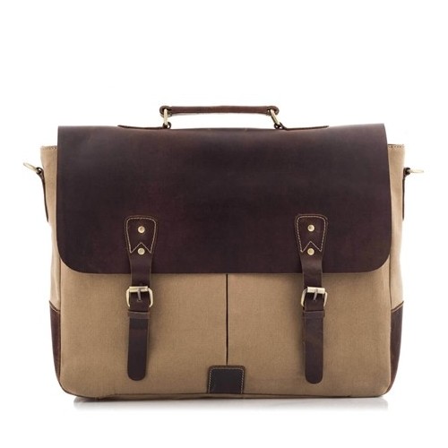 Beżowa Torba Vintage na Laptopa 15,6 BF92 - 