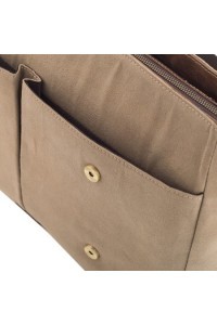 Beżowa Torba Vintage na Laptopa 15,6 BF92 - 
