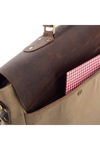 Beżowa Torba Vintage na Laptopa 15,6 BF92 - 