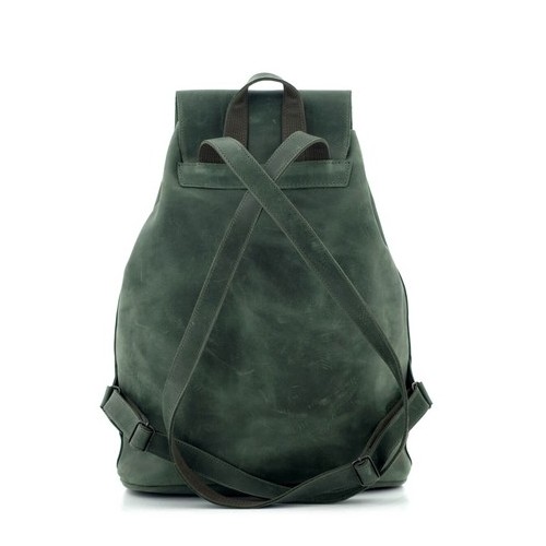 Zielony Skórzany Plecak Retro Outlander Z72 - 