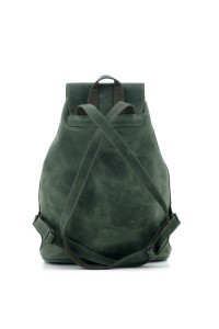 Zielony Skórzany Plecak Retro Outlander Z72 - 