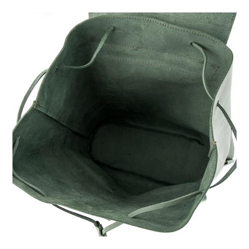Zielony Skórzany Plecak Retro Outlander Z72 - 