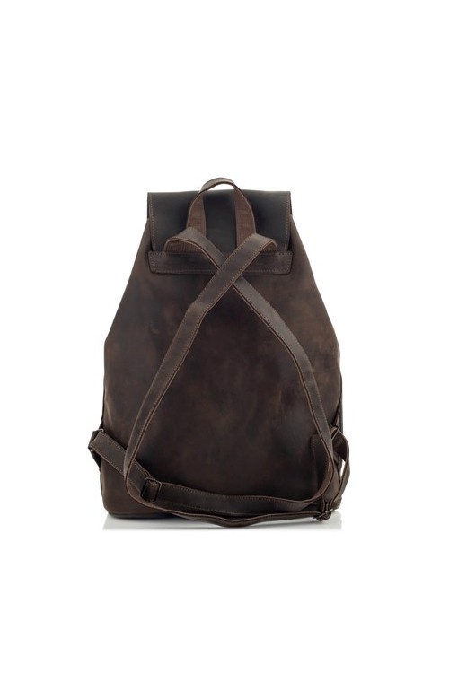 Skórzany Plecak Retro Brązowy Outlander Z72 - 