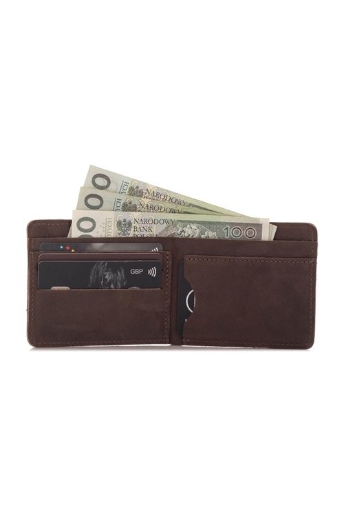 Skórzany Portfel Vintage Slim Wallet BW05 - 