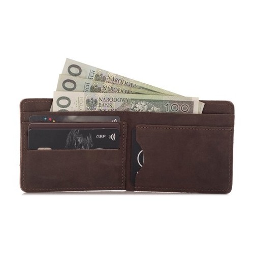 Skórzany Portfel Vintage Slim Wallet BW05 - 