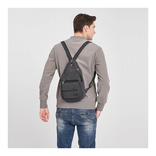 Piaskowy Plecak Miejski Jednoramienny Reiker - 