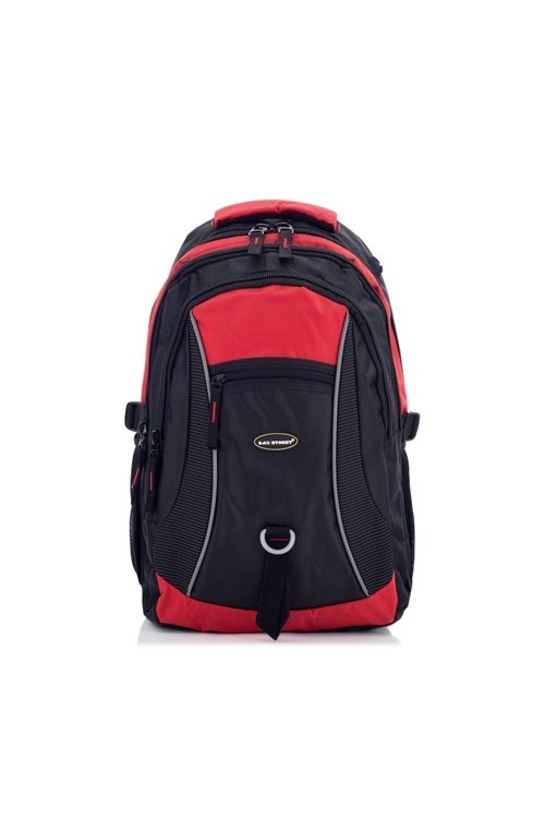 Czerwony Plecak Męski do Pracy BagStreet 68G - 
