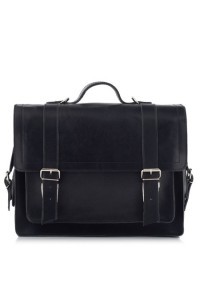 Plecak torba 2w1 skórzany vintage czarny BR9 - 