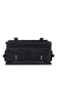 Plecak torba 2w1 skórzany vintage czarny BR9 - 