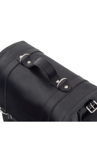 Plecak torba 2w1 skórzany vintage czarny BR9 - 
