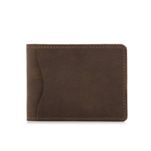 Portfel slim wallet męski na karty brąz ZC03 - 