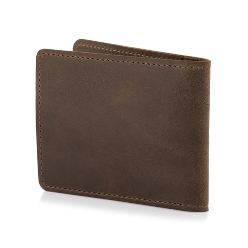 Portfel slim wallet męski na karty brąz ZC03 - 