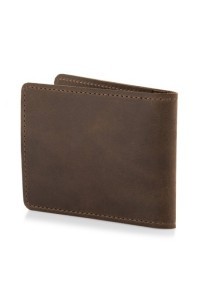 Portfel slim wallet męski na karty brąz ZC03 - 