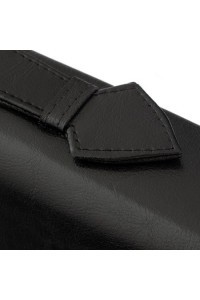 Czarny Organizer Skórzany na Dokumenty 01S -  Czarny Organizer Skórzany na Dokumenty 01S -