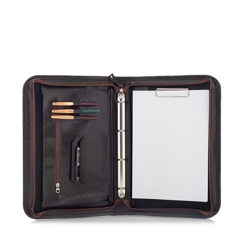 Brązowy Organizer Skórzany do Pracy 01S - 