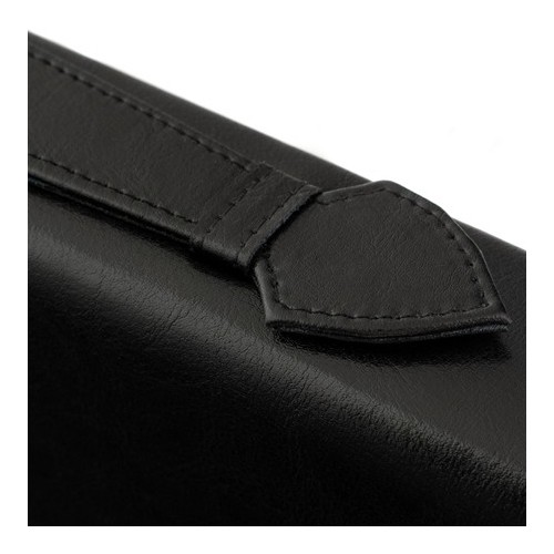 Skórzany Organizer Czarny na Dokumenty 01SB -  Skórzany Organizer Czarny na Dokumenty 01SB -