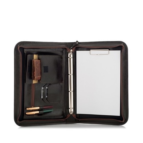 Skórzany Organizer Brąz na Dokumenty 01SB - 