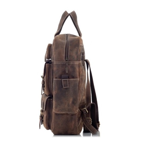 Plecak Vintage Skórzany Brąz Outlander VL7 - 