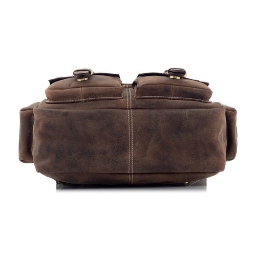 Plecak Vintage Skórzany Brąz Outlander VL7 - 