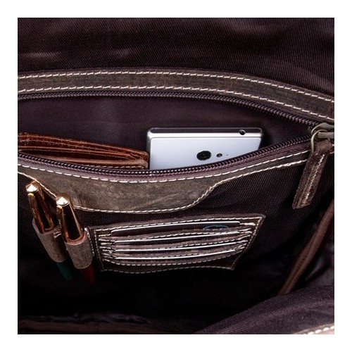 Plecak Vintage Skórzany Brąz Outlander VL7 - 