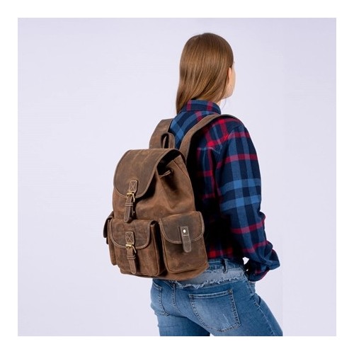 Plecak Skórzany Vintage Damski Outlander VL5 - 