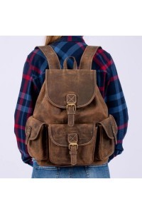 Plecak Skórzany Vintage Damski Outlander VL5 - 