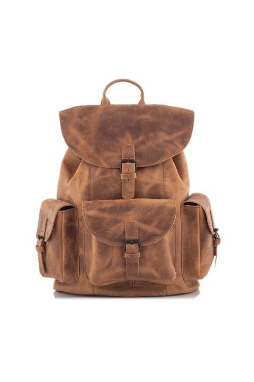 Plecak Skórzany Damski Camel Outlander BT33 -