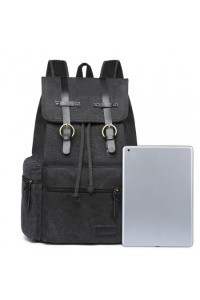 Plecak RETRO damski hipster Czarny KN36 - 