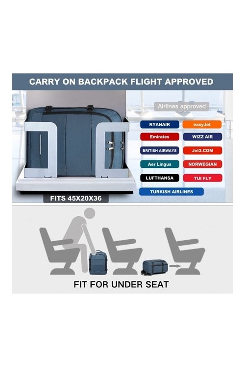 Plecak do Samolotu Granatowy Expander 2.0 - 