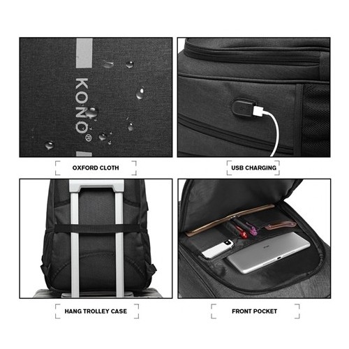 Czarny Plecak do Pracy Męski Volcom - 