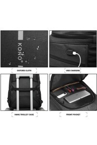 Czarny Plecak do Pracy Męski Volcom - 