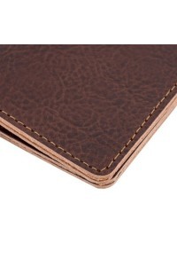 Portfel na Karty Męski Skóra Brąz Ciemny CH3 - 