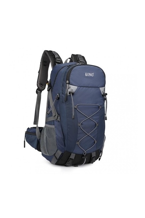 Granatowy Plecak z Pokrowcem Podróżny Wolfor - 