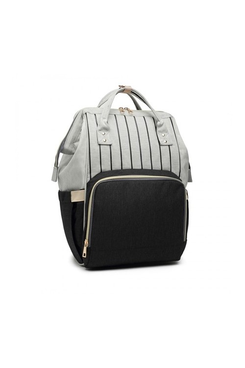 Szaro Czarny Plecak dla Mamy Diaper KN62 - 
