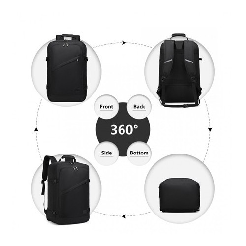 Czarny Plecak do Samolotu 40L Expander 3.0 - 