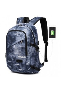 Plecak na Laptopa 15,6 USB Niebieski Compact - 