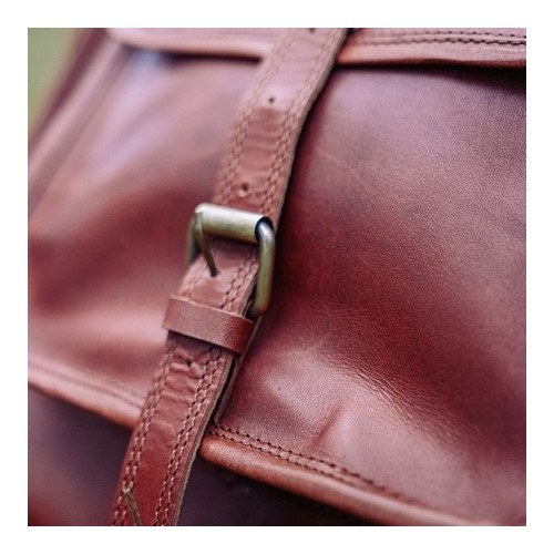 Plecak skórzany vintage brąz Outlander BT09 - 