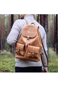 Skórzany Plecak Vintage Koniak Outlander Z72 - 