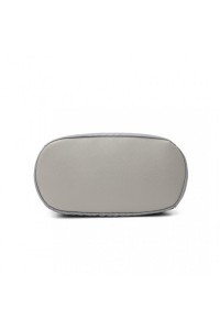 Pikowany Plecak Damski Szary Nylon Flossy - 